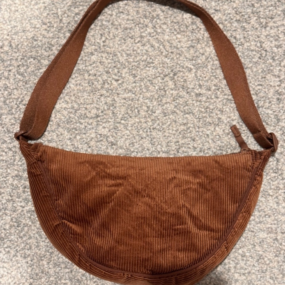 Uniqlo Brown Corduroy Shoulder Bag